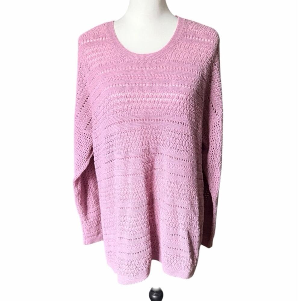 J.Jill XL Tall Sweater Pink Purple